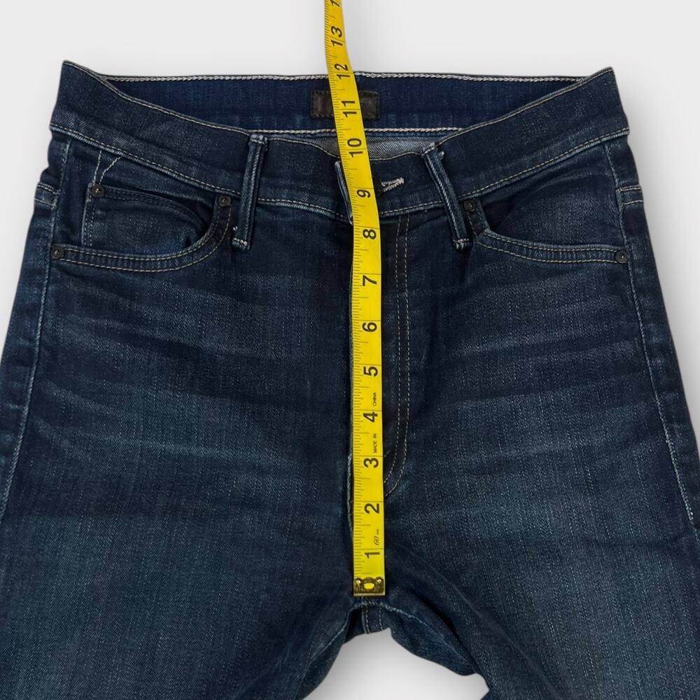MOTHER High Waisted Rascal Ankle Snippet in Night Owl Size 25 - Picture 9 of 9